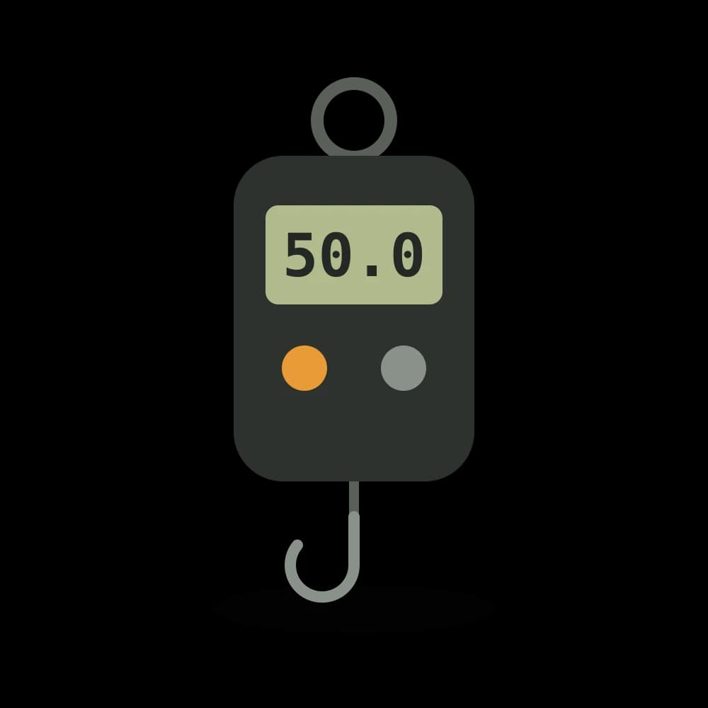 Ilustração: Balança digital Marine Sports 50 kg