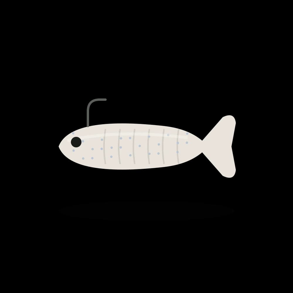 Ilustração: Isca soft Monster 3X Shad